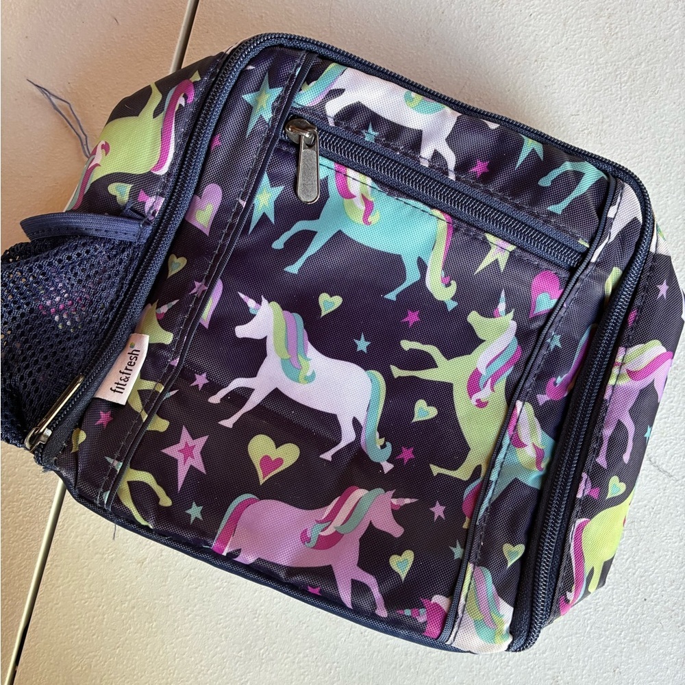 Unicorn Print Kids Lunch box (FitFresh brand)